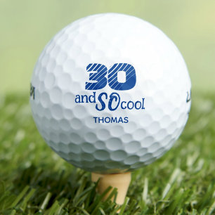 Awesome 30th birthday golf balls 30 years party