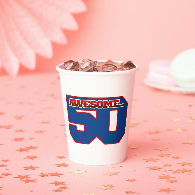 awesome 50 paper cups (Insitu)
