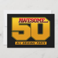 Awesome 50 Years Birthday Anniversary