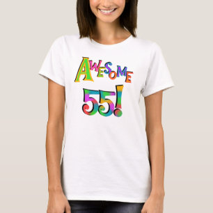 Awesome 55 Birthday T-shirts and Gifts