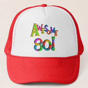 Awesome 80 Birthday T-shirts and Gifts Trucker Hat