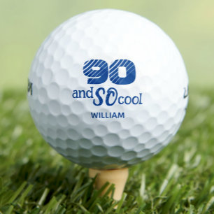 Awesome 90th birthday golf balls 90 years party
