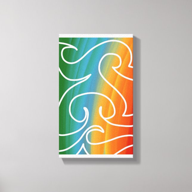 Awesome abstract art by RRW 2026 #2 Canvas Print (Front)