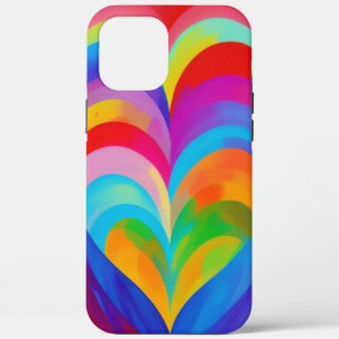 Awesome Abstract Hearts  iPhone 12 Pro Max Case