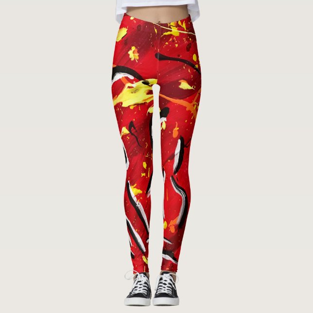 Awesome abstract leggings (Front)
