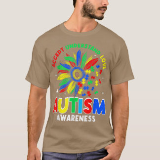 Awesome Accept Understand Love Autism Awareness Su T-Shirt
