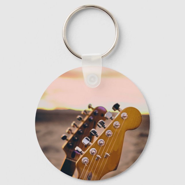 Awesome Acoustic Guitar Key Ring (Front)
