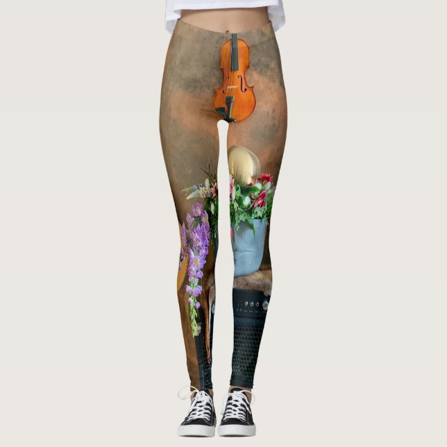 Awesome Acoustic Guitar Leggings (Front)