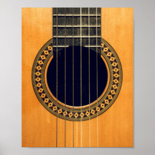 Awesome Acoustic Guitar Poster
