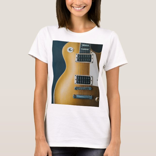 Awesome Acoustic Guitar T-Shirt (Front)