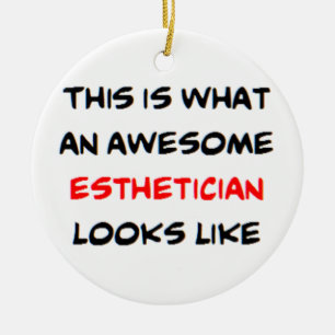 awesome aesthetician ceramic tree decoration