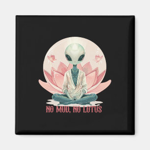 Awesome Alien Yoga – The Gift For Yoga Lovers Magnet
