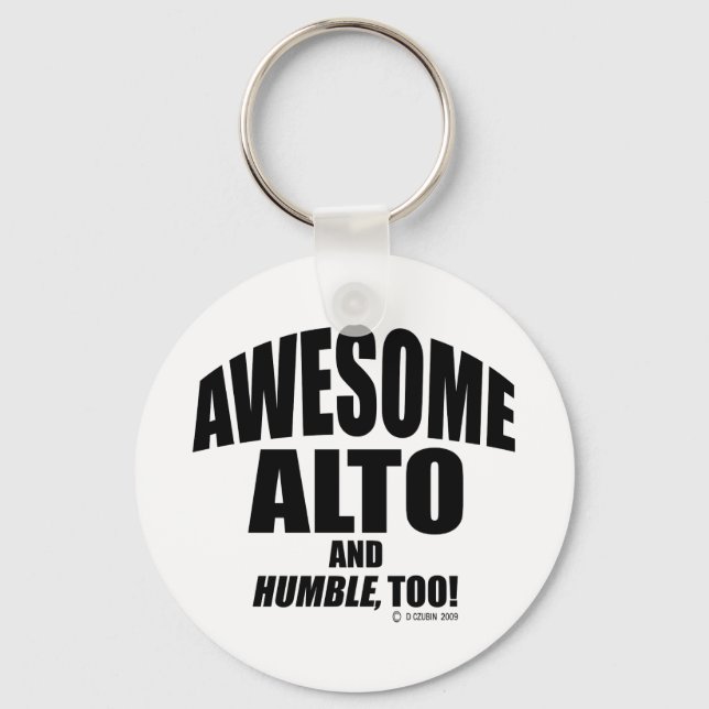 Awesome Alto Key Ring (Front)
