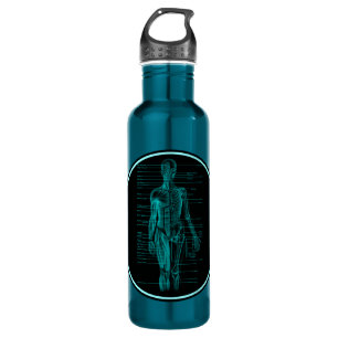 Awesome Anatomy: Human Body Chart Personalised 710 Ml Water Bottle