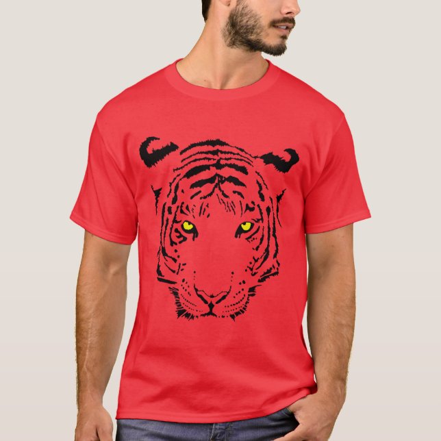 Awesome and Gorgeous Tiger face - Shirt (Front)