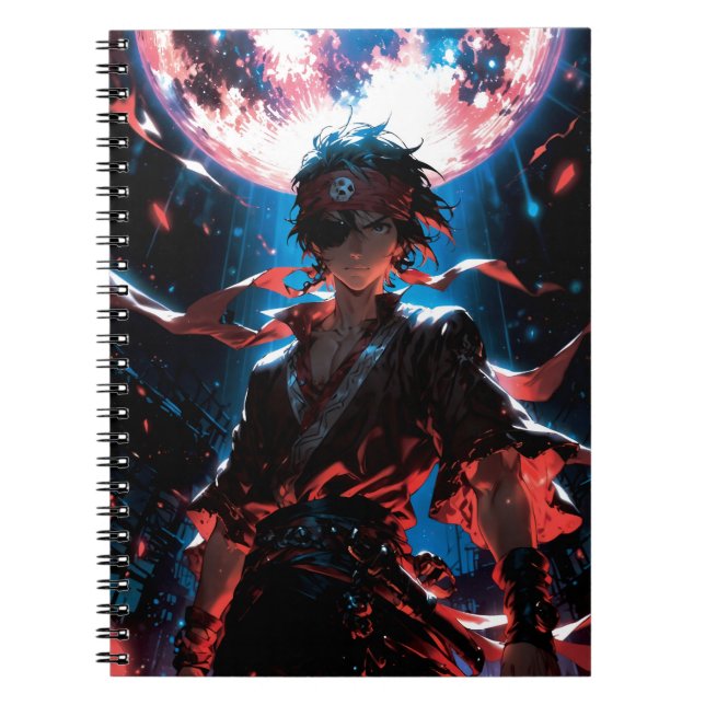 Awesome anime character notebook (Front)