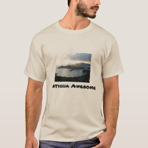 Awesome Antigua Photo/ Quote Men's T-shirt