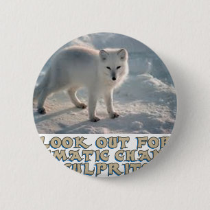 awesome Arctic Wolf designs 6 Cm Round Badge