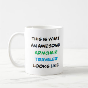 awesome armchair traveller coffee mug