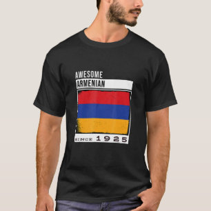Awesome Armenian Since 1925 Armenian 97th Birthda T-Shirt