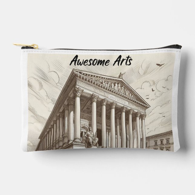 Awesome Arts Small Accessory Pouch (Front)
