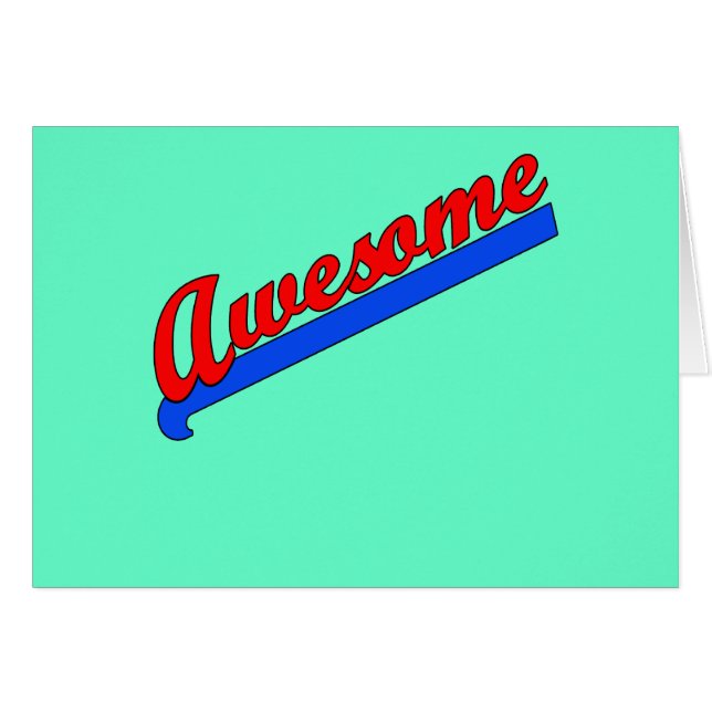 Awesome at Any Age! Customise This (Front Horizontal)