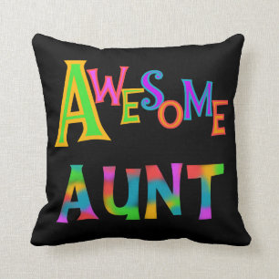 Awesome Aunt T-shirts and Gifts Cushion