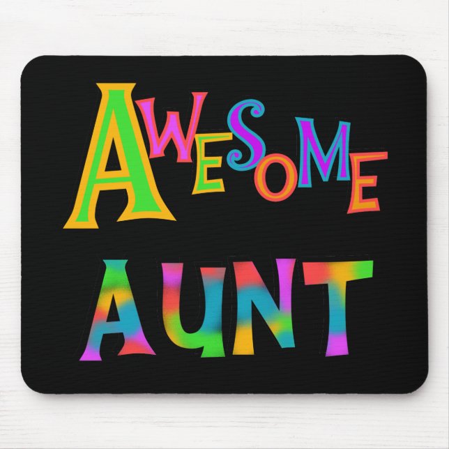 Awesome Aunt T-shirts and Gifts Mouse Pad (Front)