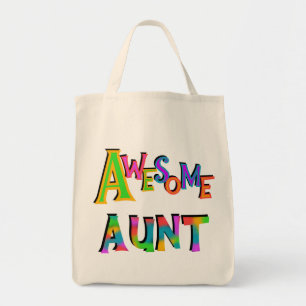 Awesome Aunt T-shirts and Gifts Tote Bag