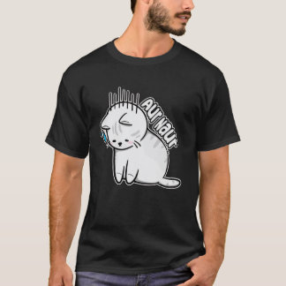 Awesome AUR Naur Cat Animal  Oh No Surprised Cat L T-Shirt