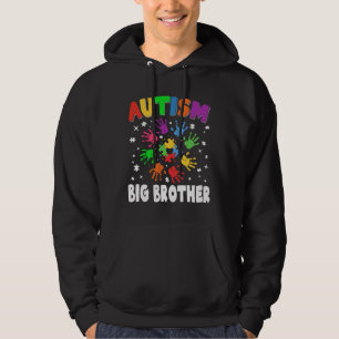 Awesome Autism Big Brother Raising Awareness Famil Hoodie