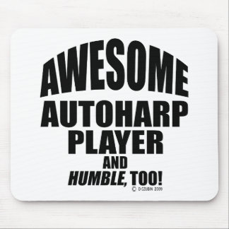 Awesome Autoharp Player Mouse Pad