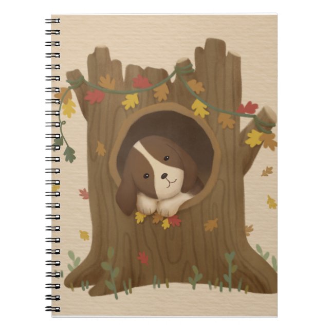 Awesome Autumn: Beagle Notebook (Front)