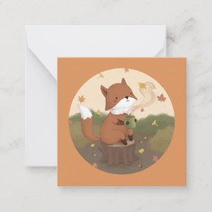 Awesome Autumn: Fox Card