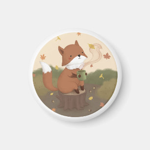 Awesome Autumn: Fox  Magnet
