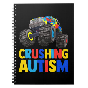 Awesome awareness Monster Truck Crushing Austim Sh Notebook