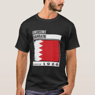 Awesome Bahraini Since 1926  Bahraini 96th Birthda T-Shirt