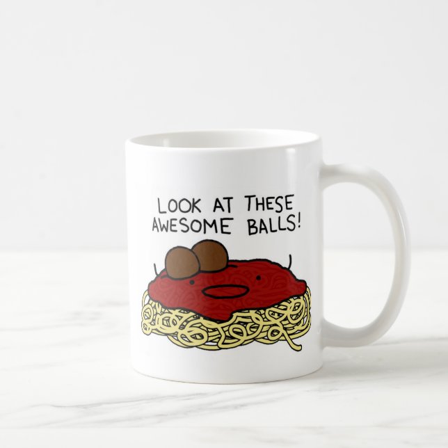 Awesome Balls Coffee Mug (Right)