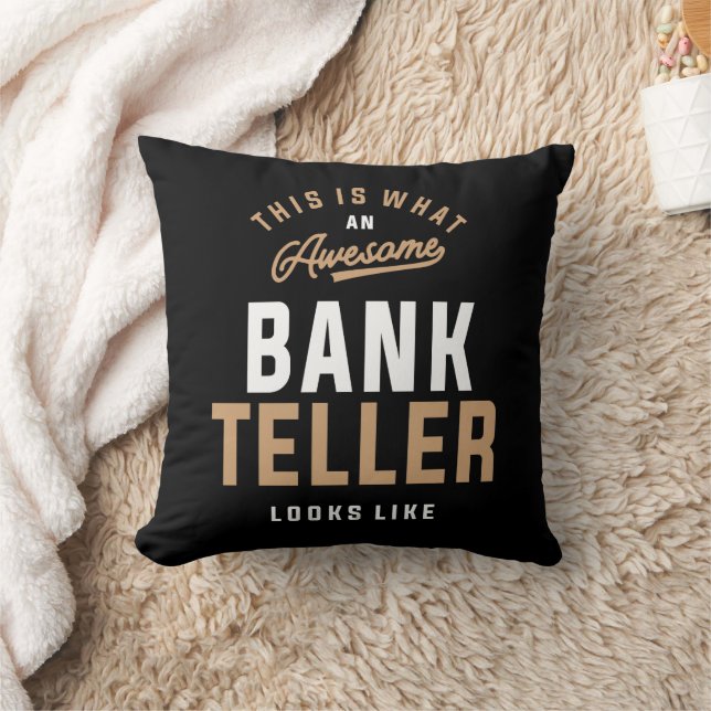 Awesome Bank Teller Design Cushion (Blanket)