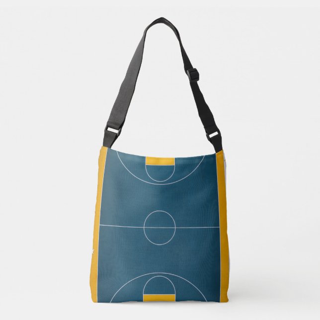 Awesome Basketball Design Crossbody Bag (Front)