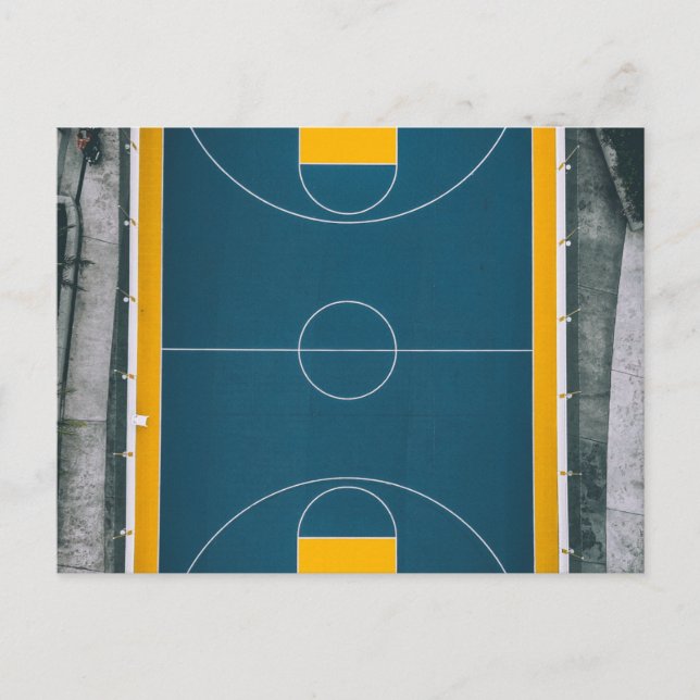 Awesome Basketball Design Postcard (Front)