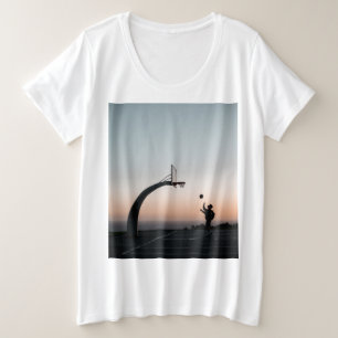 Awesome Basketball Hoop Plus Size T-Shirt