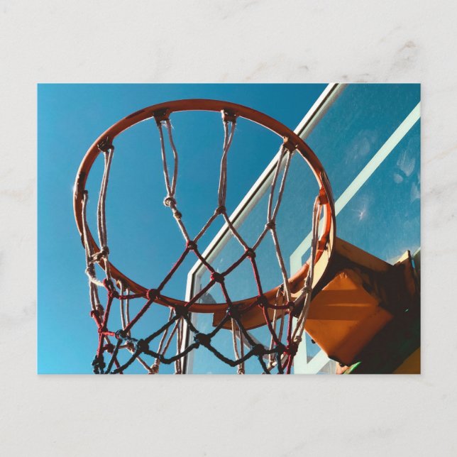 Awesome Basketball Hoop Postcard (Front)