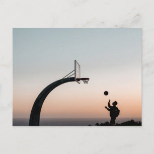 Awesome Basketball Hoop Postcard