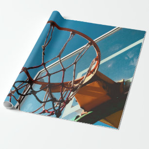 Awesome Basketball Hoop Wrapping Paper