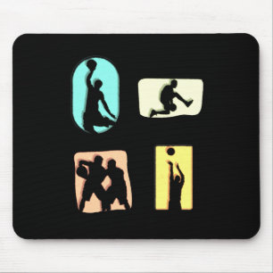 Awesome Basketball Player Boys Kids Men Active Mouse Pad