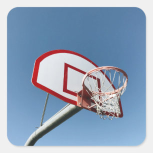 Awesome Basketball Square Sticker