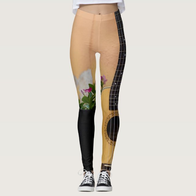 Awesome Bass Guitar Leggings (Front)