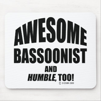 Awesome Bassoonist Mouse Pad