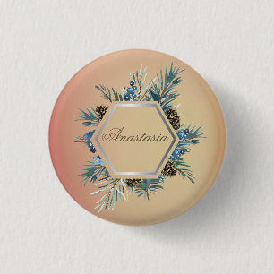 Awesome Beautiful Cool With Your Name 3 Cm Round Badge